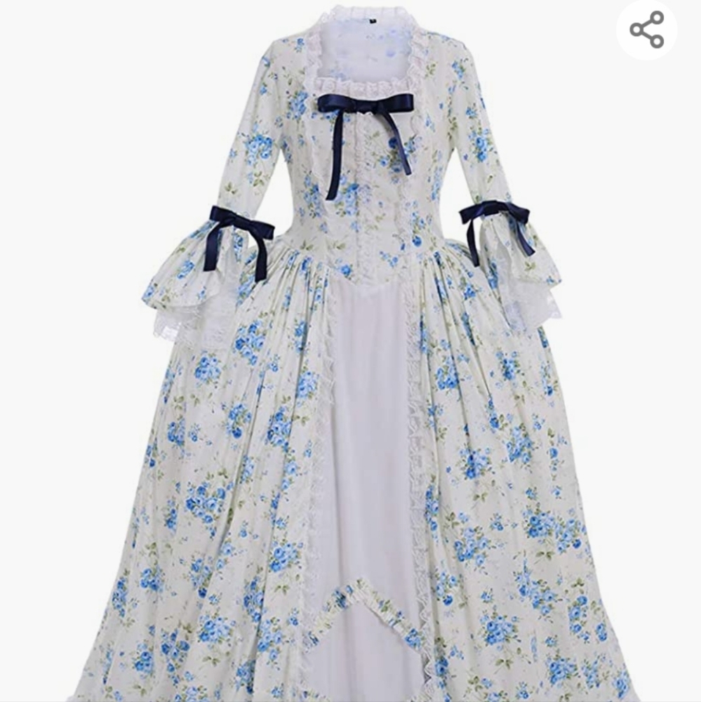 VICTORIAN GOTHIC COSTUME DRESS WOMEN'S XL